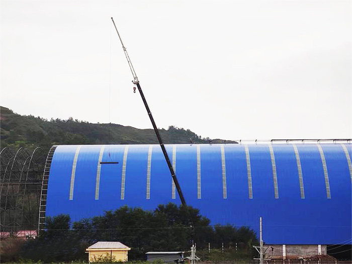 冷水江煤棚网架工程